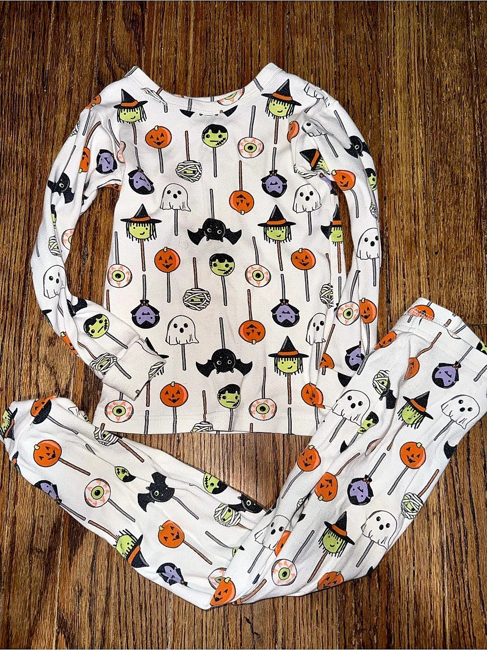 Kids Halloween Lollipop Cake Pop Pajamas